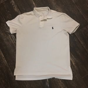 Polo by Ralph Lauren Shirts - Ralph Lauren White Performance Collared Polo Shirt Polo by Ralph Lauren Shirts - Ralph Lauren White Performance Collared Polo Shirt